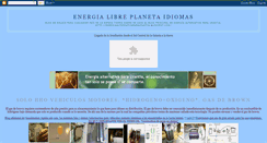 Desktop Screenshot of energialibreplanetaidiomas.blogspot.com