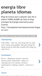Mobile Screenshot of energialibreplanetaidiomas.blogspot.com
