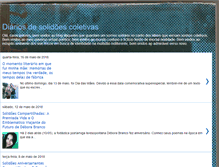Tablet Screenshot of diariosdesolidao.blogspot.com