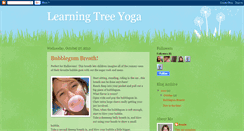 Desktop Screenshot of learningtreeyoga.blogspot.com