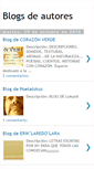 Mobile Screenshot of blogsdeautores.blogspot.com