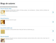 Tablet Screenshot of blogsdeautores.blogspot.com