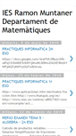 Mobile Screenshot of iesrmuntaner-matematiques.blogspot.com