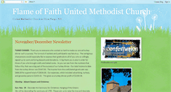 Desktop Screenshot of flameoffaithumc.blogspot.com