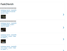 Tablet Screenshot of fade2vanish.blogspot.com