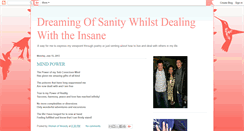 Desktop Screenshot of dreamingaboutsanity.blogspot.com