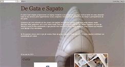 Desktop Screenshot of degataesapato.blogspot.com