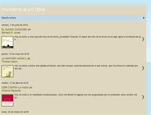Tablet Screenshot of invitameaunlibro.blogspot.com