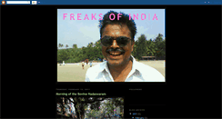 Desktop Screenshot of freaksofindia.blogspot.com