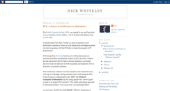 Desktop Screenshot of nickwhiteley.blogspot.com