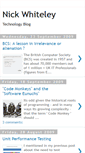 Mobile Screenshot of nickwhiteley.blogspot.com