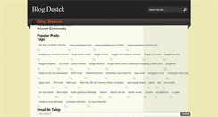 Desktop Screenshot of blogdestek.blogspot.com