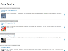 Tablet Screenshot of crowcentric.blogspot.com