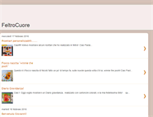 Tablet Screenshot of feltrocuorearte.blogspot.com