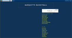 Desktop Screenshot of marquettehoops.blogspot.com