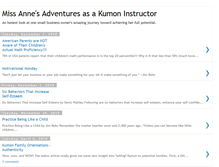 Tablet Screenshot of kumonchronicle.blogspot.com