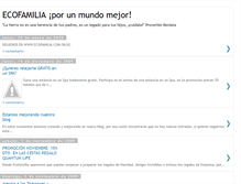 Tablet Screenshot of eco-familia.blogspot.com