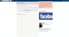 Desktop Screenshot of englishourway.blogspot.com