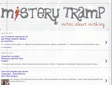 Tablet Screenshot of misterytramp.blogspot.com