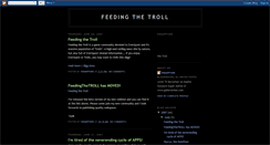 Desktop Screenshot of feedingthetroll.blogspot.com