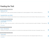 Tablet Screenshot of feedingthetroll.blogspot.com