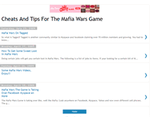 Tablet Screenshot of mafiawarscheat.blogspot.com