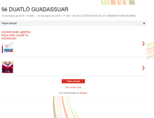 Tablet Screenshot of duatlonguadassuar.blogspot.com