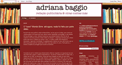 Desktop Screenshot of adrianabaggio.blogspot.com
