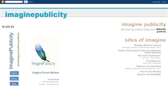 Desktop Screenshot of imaginepublicity.blogspot.com