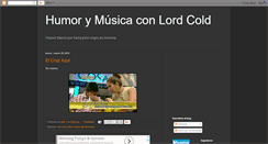Desktop Screenshot of lordcold.blogspot.com