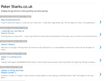 Tablet Screenshot of pokersharks.blogspot.com