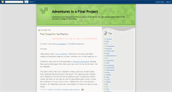 Desktop Screenshot of final-proj.blogspot.com