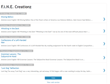 Tablet Screenshot of finecreationz.blogspot.com