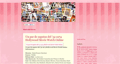 Desktop Screenshot of moviemaniaconline.blogspot.com