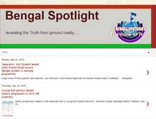 Tablet Screenshot of bengalspotlight.blogspot.com