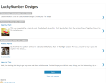 Tablet Screenshot of luckynumbered.blogspot.com
