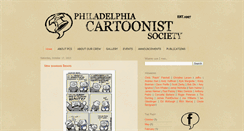 Desktop Screenshot of phillycartoonistsociety.blogspot.com