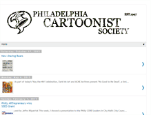 Tablet Screenshot of phillycartoonistsociety.blogspot.com