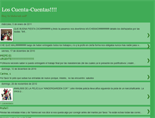 Tablet Screenshot of loscuentacuentas.blogspot.com