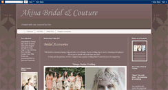 Desktop Screenshot of akinabridalcouture.blogspot.com