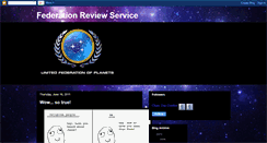 Desktop Screenshot of federationreviewservice.blogspot.com