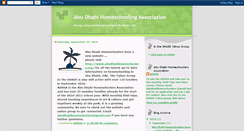 Desktop Screenshot of abudhabi-homeschoolers.blogspot.com