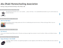 Tablet Screenshot of abudhabi-homeschoolers.blogspot.com