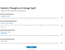 Tablet Screenshot of cottagespot.blogspot.com