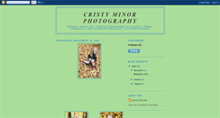 Desktop Screenshot of cristyminorphotography.blogspot.com