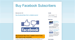 Desktop Screenshot of buyfacebooksubscribers.blogspot.com