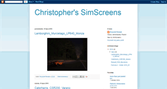 Desktop Screenshot of christopher-simscreens.blogspot.com