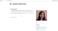 Desktop Screenshot of laurenackerman.blogspot.com