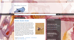 Desktop Screenshot of bluedovetreasures.blogspot.com