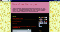 Desktop Screenshot of massivemacaque.blogspot.com